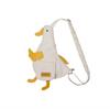 Entzückende Crossbody-Brusttasche aus Entenleinen - Vielseitiger Studentenrucksack & Handyhalter