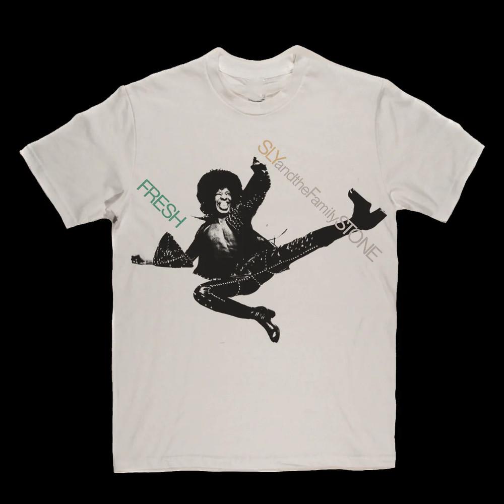 Sly Stone Sly And The Family Stone Fresh Shirt White Unisex S-5XL 1P0259 Unisex T-Shirt XXXL