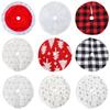 1Pc Home Outdoor Christmas Decoration Plush Christmas Tree Skirt