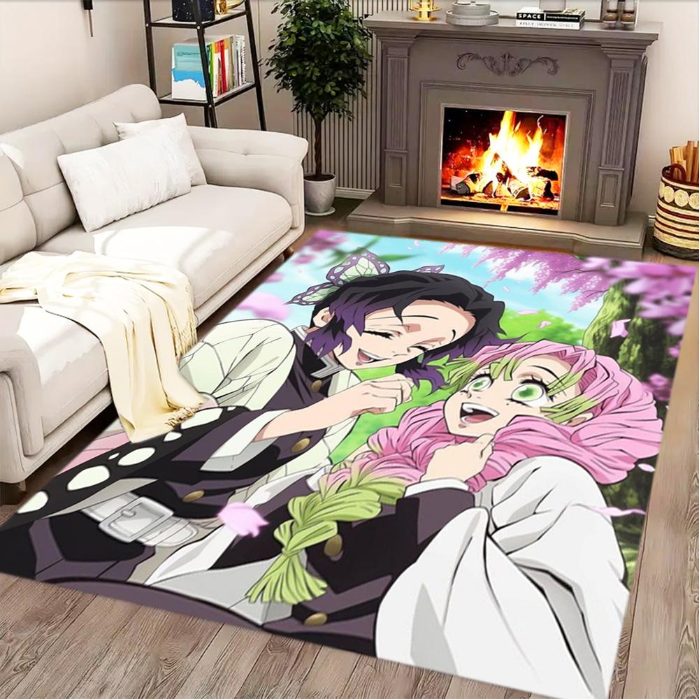 Demon Slayer rug for Living Room rug, Bedroom, Study Room, Hallway Decoration, Perfect for Home Decoration or Holiday Gifts