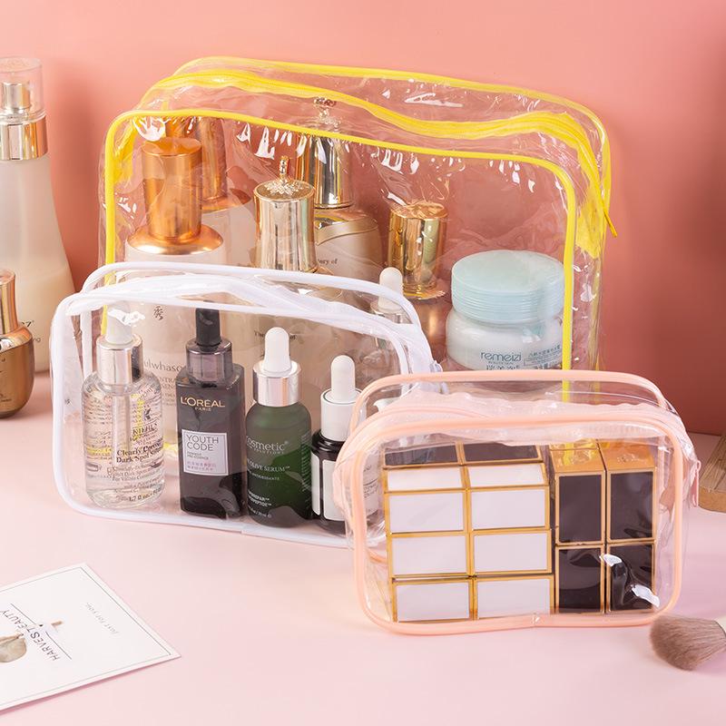 Waterproof Outdoor PVC Travel Makeup Bag with Zipper