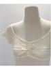 Korean Sweet & Spicy Lace Large Neckline Slim T-Shirt – Women's Summer 2024 Collection
