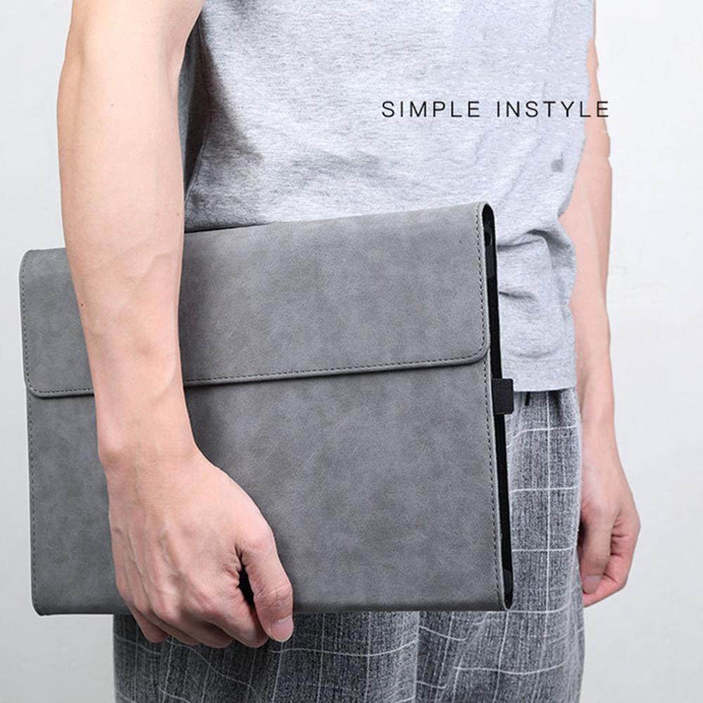 Tablet Case For Microsoft Surface Pro 7/6/5/4 Magnetic Clasp Folding Stand PU Leather Cover