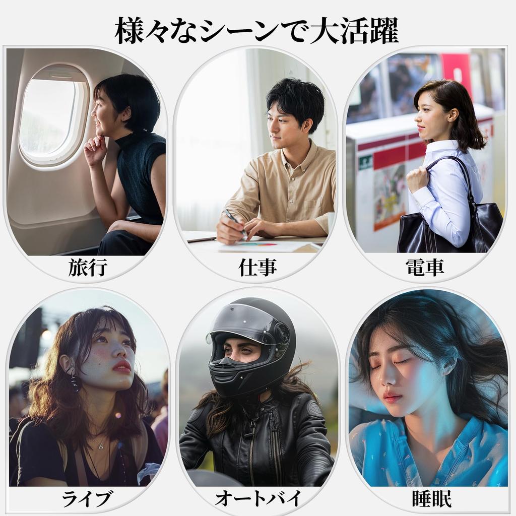 Quietide Airplane Adjustable Pressure Prevent Hearing for and Washable and Includes Carrying and Japanese Suitable for Teens with Small Ear Canals and