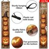 2pcs Banner Halloween Pumpkin Theme Polyester Porch Party Supplies