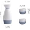 Japanese Sake Set Ceramic Tokkuri Ochoko Cups Restaurant Bar Home Use