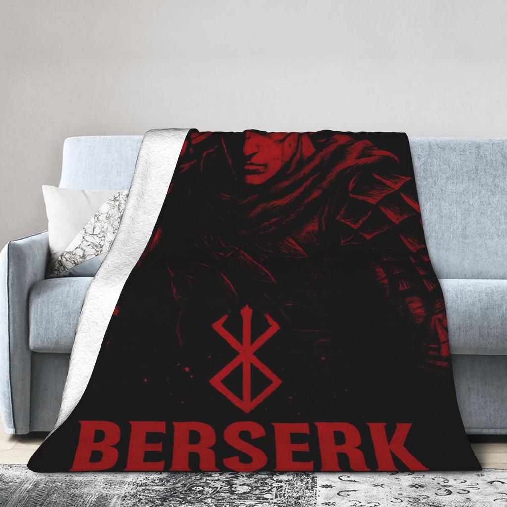 Berserks Plush Blanket Girls Boys Flannel Throw Blanket For Couch Chair Super Soft Quality Bedspread Gift Idea