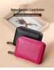 Genuine Leather Multi-Card Holder for Men & Women with Customizable Slots