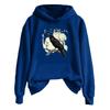 Women's Fashionable Casual Long Sleeve Hooded Printed Sweatshirt