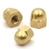 1-20pcs Cover Semicircle Acorn Nut M3 M4 M5 M6 M8 M10 M12 M14 M16 M18 M20 DIN1587 Decorative Dome Head Protection Brass Cap Nuts