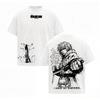 T-shirt Anime Printed  Oversized Tshirt Short Sleeve Cotton Casual Tees Tops Men's Unisex Clothing