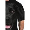 Herren 3D-gedrucktes T-Shirt mit großem Hundemuster Humorvolles digital bedrucktes Kurzarm-T-Shirt Atmungsaktives Polyester Rundhals Freizeit