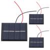 3Pcs 0,45 W 2V Mini Solar Panel Zellen Micro Wired Polysilizium Solar Panel DIY Batterie