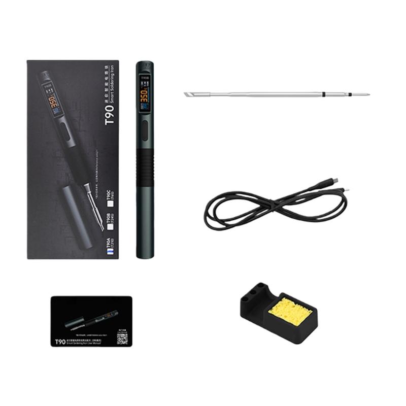 High Precise Temperature Control Soldering Iron LCD Screen Adjustable 18-140W Power for Professional Welding Repairs