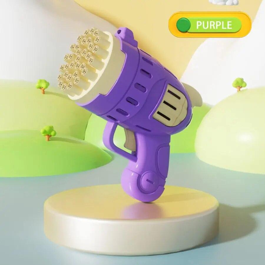 

Summer Outdoor Activities Handheld Bubble Plaything For Kids Bubble Gun Holiday Present (Without Bubble Water)