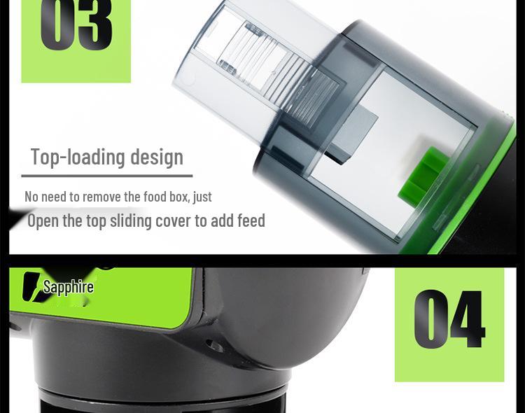 LCD Display Automatic Fish Feeder for Aquariums