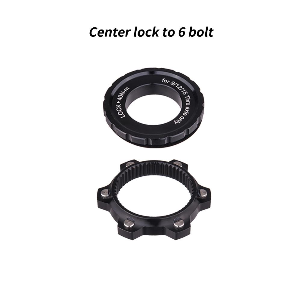 ZTTO Bike Disc Brake Centerlock to 6-Bolt Rotor Adapter Wrench 44mm 16 Notch Spanner Boost Hub Center Lock Conversion Spacers CL to 6 bolts
