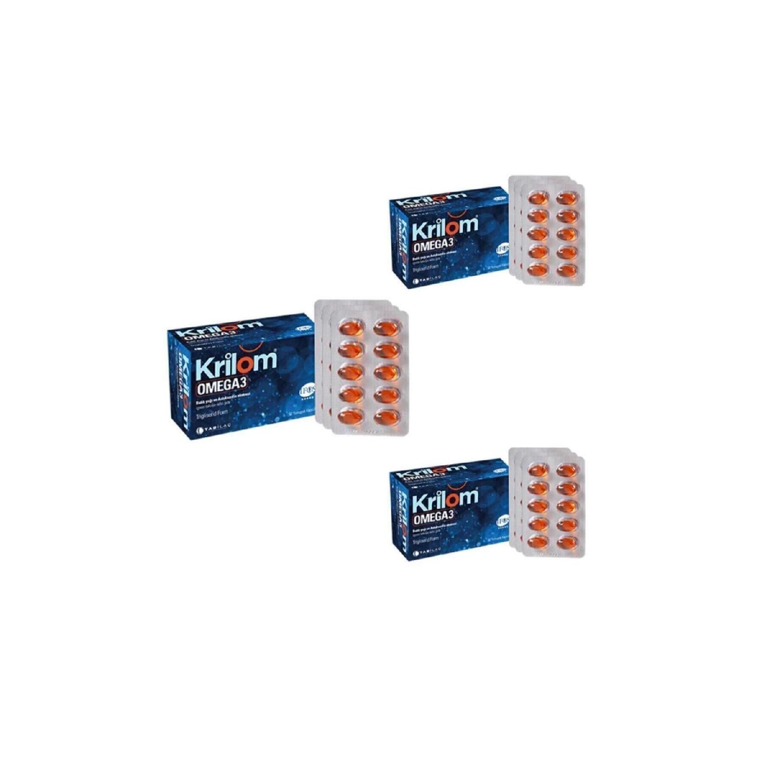 

Krilom Omega3 50 Capsules 3 Pieces