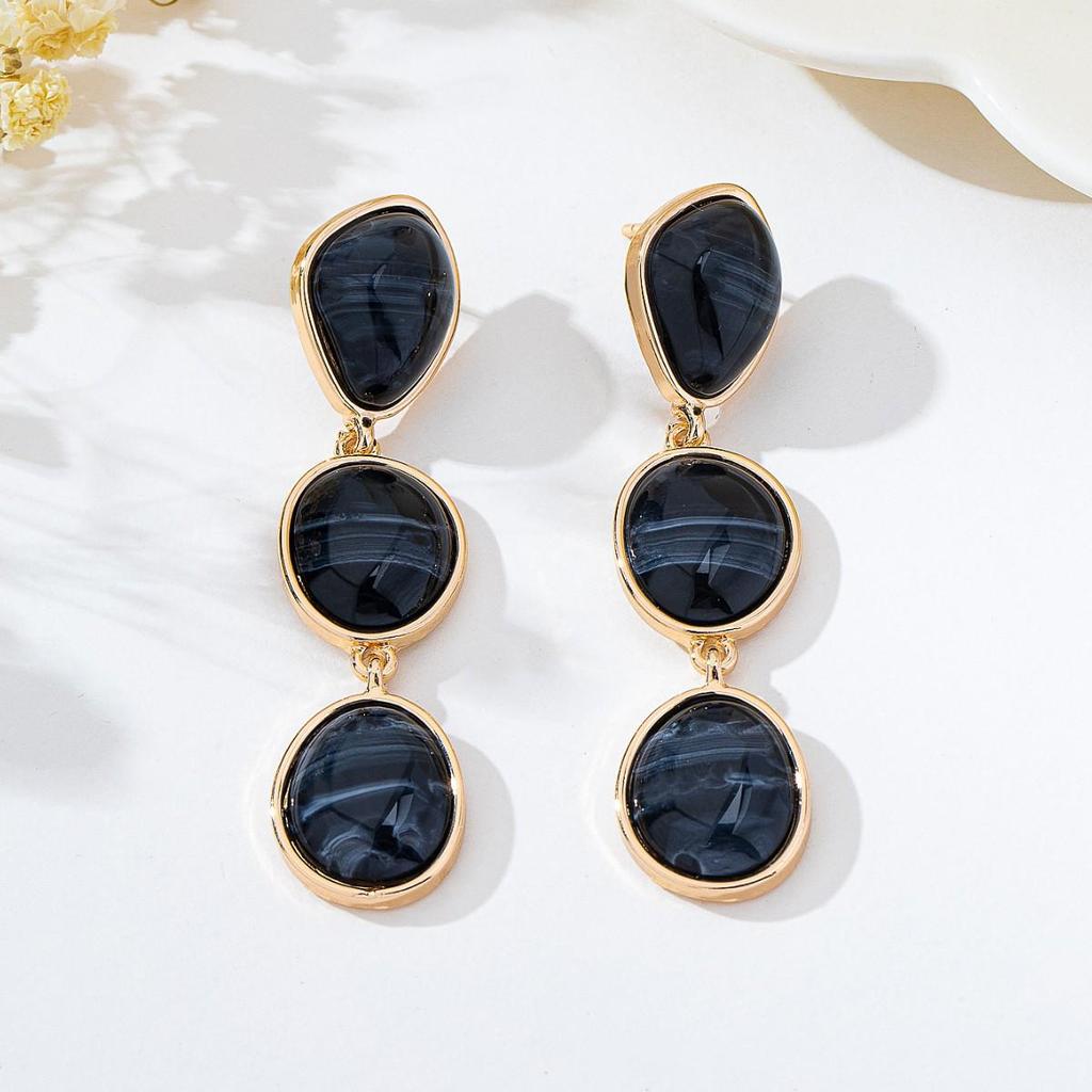Elegant Slimming Long Drop Earrings - Versatile Women's High-Class Stud Jewelry