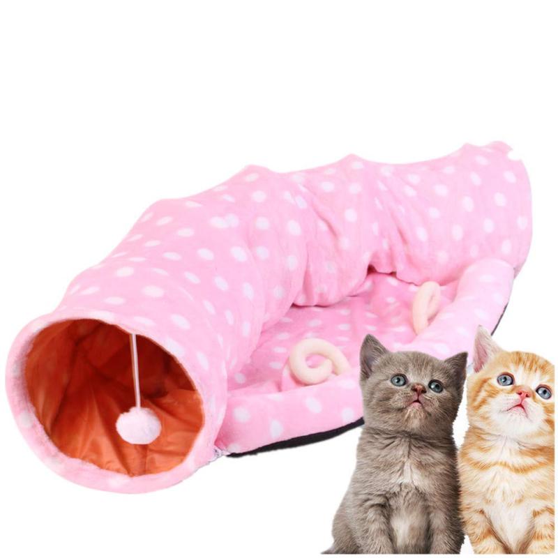 Buy CC Folding Cat TwoWay Tunnel with Sound Exquisite Pet Nest Bucket