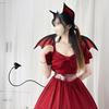 Bentable Halloween Costume Cosplay Props DIY Devil's Sweetheart Tail Creative Bat-like Ears Kids