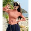 Sunscreen Clothes Yoga Clothes Zipper Fashion Sports Jacket Running Training Long Sleeves Slim Skinny Fitness Top Quick Drying
