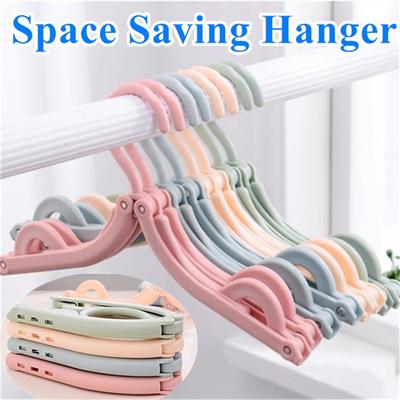 Fashion Creative Travel Portable Foldable Clothes Hanger for Outdoor Travel Simple Clothes Hanger