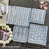 High Transparency Ice Flower Embossed Crystal Butterfly Nail Art Gel Mold