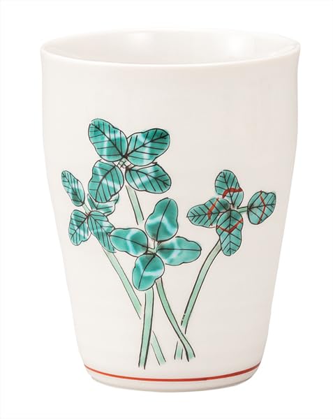 Kutani ware Iwataya Free Cup - Clover K9-1156