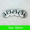 45-65mm Car Wheel Center Hub Cap Emblem Sticker Accessories For Honda Civic FIT Accord Prelude CRV 5Th City XRV CRV HRV Odyssey