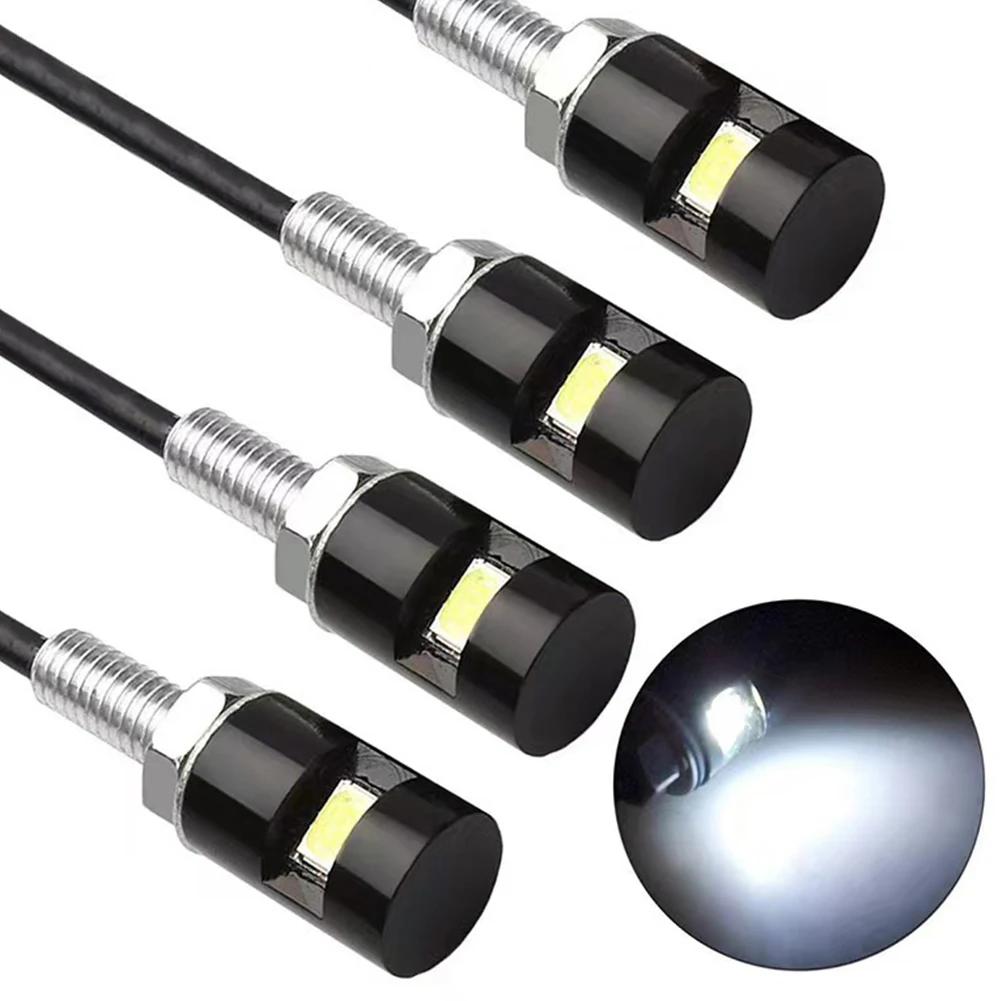 2PCS 12V 5630 SMD LED Voiture Moto Plaque d'Immatriculation Lumières Lampe Auto Queue Avant Vis Boulon Ampoules Lampes Source de Lumière