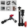 Heavy Duty 7/11" Adjustable Arm with 1/4" Screw Connections for Filmmaking Equipment Stability