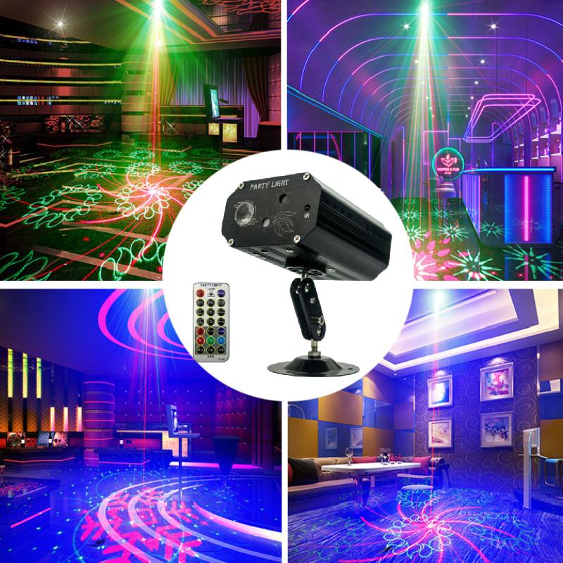 Mini Laser Light Ktv Party Lighting With Sound Control For Indoor Dance Venues