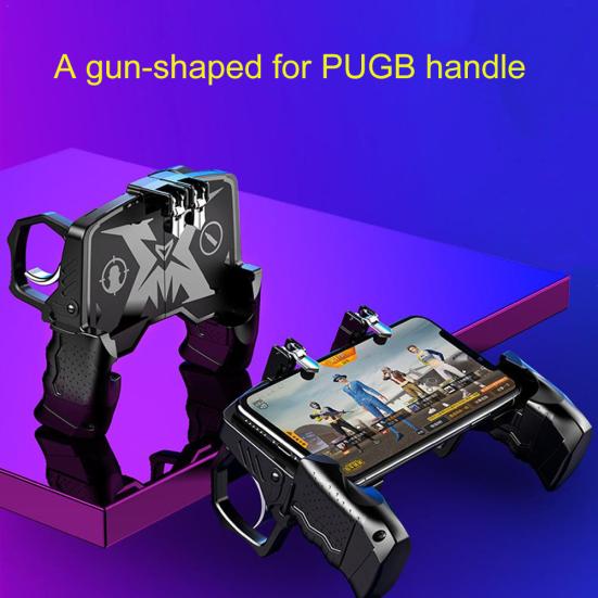 Four Finger Linkage Mobile Phone Game Controller Button Handle Joystick for PUGB