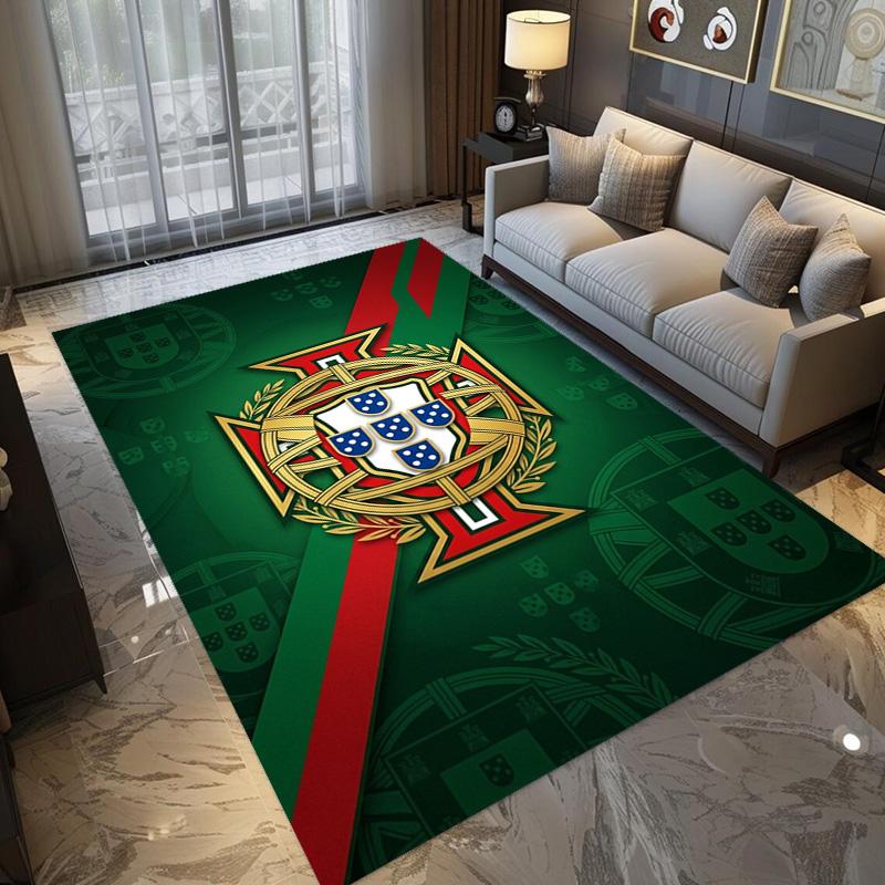 Portuguese Heritage Emblem Carpet Living Room and Bedroom Mats Home Decor Christmas Gifts Office Chair Cushion Bathroom Mat