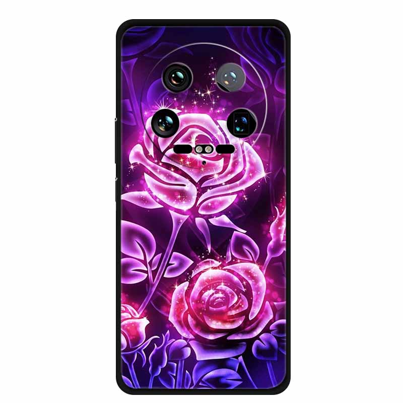 For Xiaomi 14 Ultra 5G Case 6.73''Animals Painted Silicone Soft TPU Coques for Xiaomi 14Ultra Shockproof Cover Shells Cool Wolf