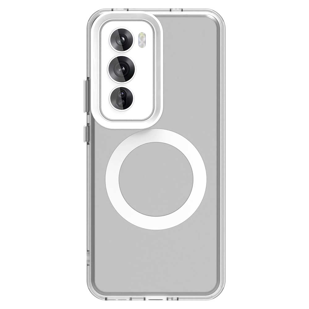 Magsafe Matte Phone Case For Oppo Reno12 Reno12 Pro 5G Protective Case Magnetic Wireless Charging Shockproof Back Cover