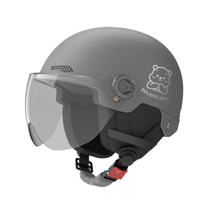 Helmet Electric Car Girl Cute Funny Lightweight Hair Hat Women's Helmet