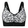 36-52 Super Large Size Bra European and American Size Adjustable Shoulder Strap No Steel Rim Printed Front Buckle Large Size Underwear