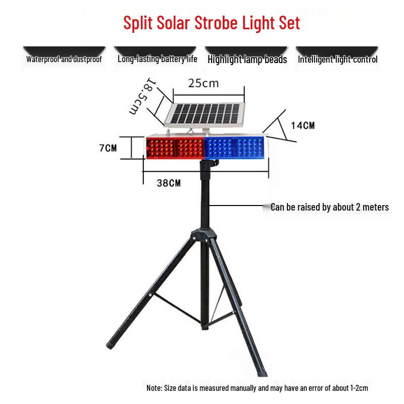 Battle Tiger Solar Traffic Warning Strobe Light