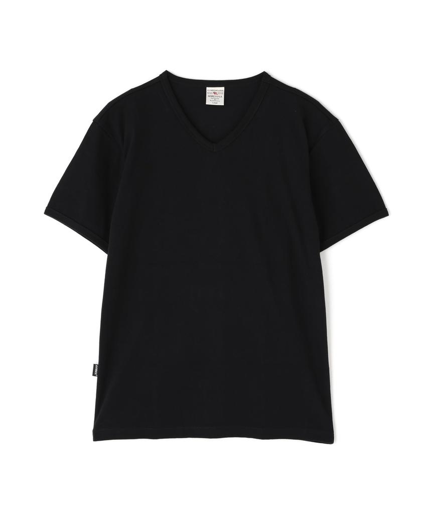 AVIREX DAILY RIB V-NECK TEE 6143501 Men's M Black