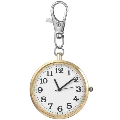 POPETPOP Nurse Watch, Pocket Watch, Quartz Pocket Watch with Keychain, Alloy Nurse Watch Pendant, Student Watch