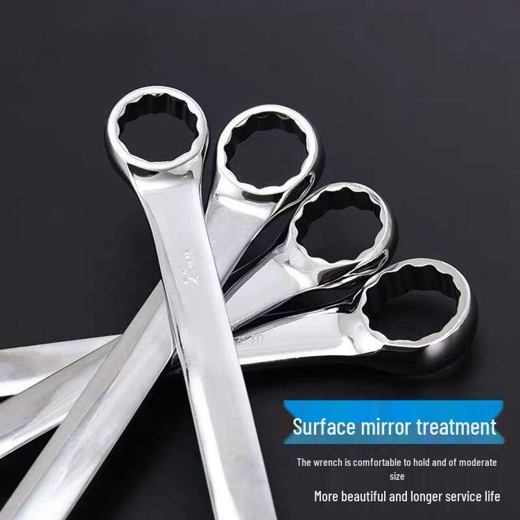 Dual-Purpose Open-End & Torx Wrench Tool - 45 Steel Mirror Finish