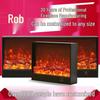 Decorative Flame Electric Fireplace Heater: Built-In Home Simulation