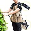 Multi-Pocket Garden Tool Storage Apron Large Capacity Wear-resistant Gardening Work Apron with Tool Pockets
