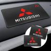 Für Mitsubishi ASX Lancer Ex Galant Grandi Ecolis Rennwagen Logo Rutschfeste Matte Auto Armaturenbrett Klebriges PVC Pad Zubehör