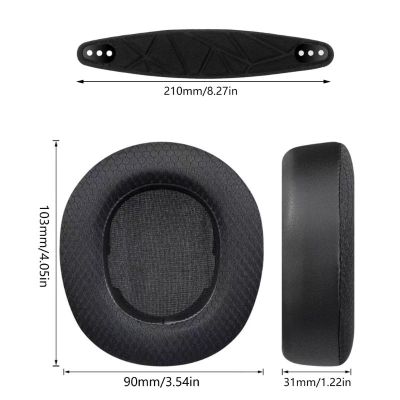 1 Pair Ear Pad For Arctis Headphone Cushion Headset Foam Earpad Replacement Part Sponge Earmuff Cover Replacemen