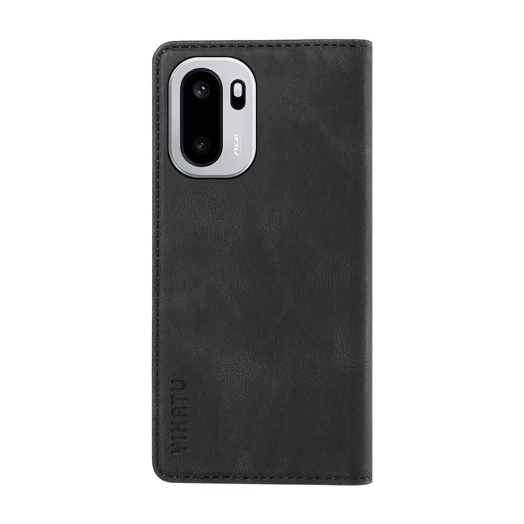 For OnePlus 15R 5G/Ace 6T 5G/Ace 6 5G Leather Cover YIKATU YK-004 Skin-Touch Wallet Phone Cases