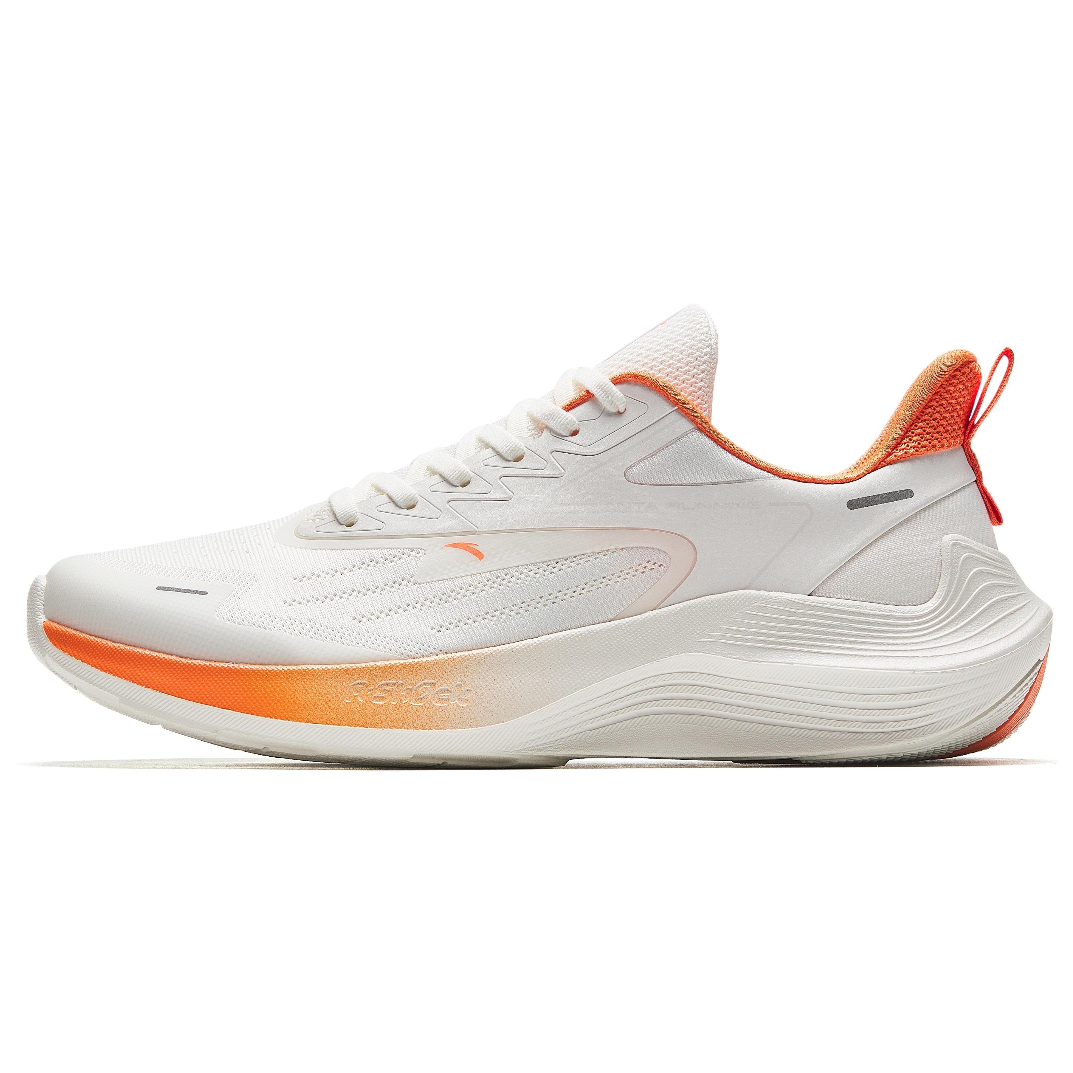 

Anta New Stinger Casual Slip Resistant, Abrasion Resistant, Breathable Low top Running Shoes Men s White Orange 912335580-1 40