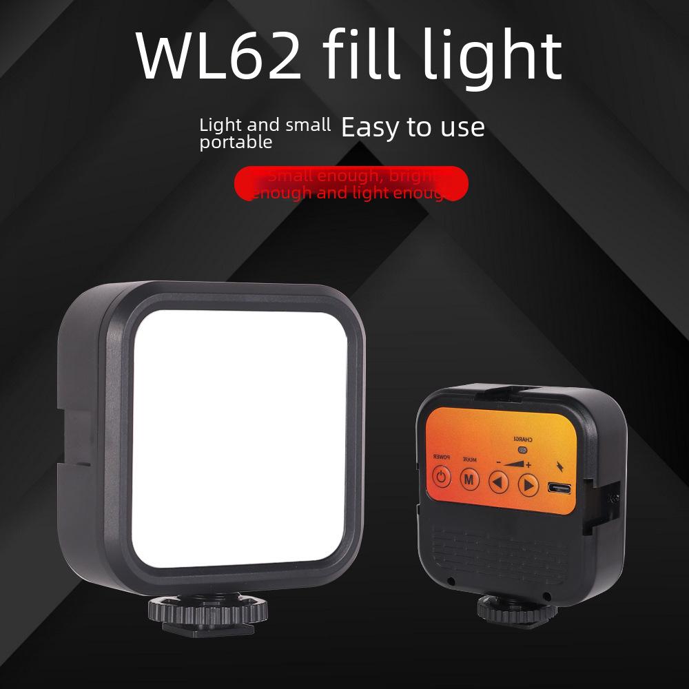 Portable RGB Photography Light: Cold/Warm Square Soft Light for Outdoor Live Broadcasts